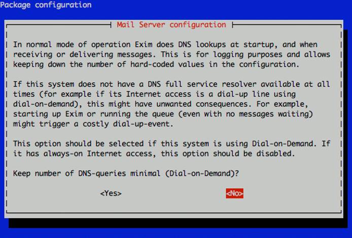 Exim4 DNS queries configuration on Ubuntu 10.04 LTS (Lucid). Exim4 DNS queries configuration on Ubuntu 10.04 LTS (Lucid).